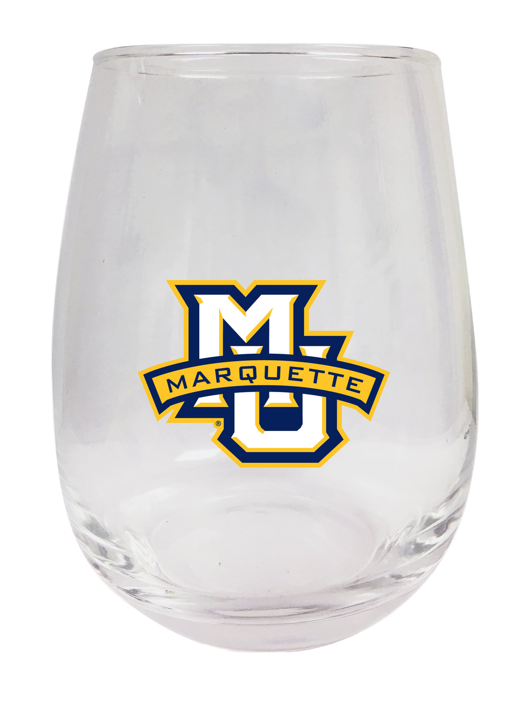 Marquette Golden Eagles Stemless Wine Glass - 9 oz. | Officially Licensed NCAA Merchandise