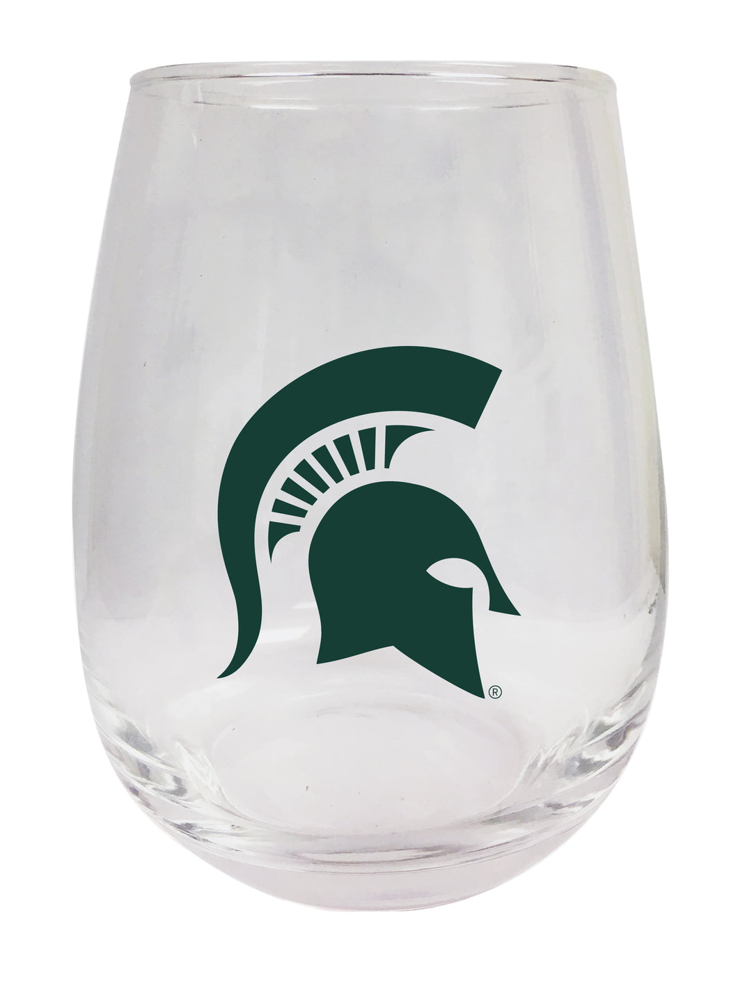 Michigan State Spartans Stemless Wine Glass - 9 oz. | Officially Licensed NCAA Merchandise