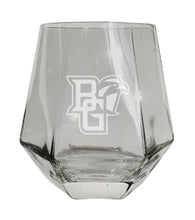 Load image into Gallery viewer, Bowling Green Falcons Tigers Etched Diamond Cut 10 oz Stemless Wine Glass - NCAA Licensed
