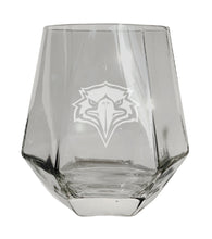 Load image into Gallery viewer, Morehead State University Tigers Etched Diamond Cut 10 oz Stemless Wine Glass - NCAA Licensed
