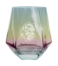 Load image into Gallery viewer, North Dakota State Bison Tigers Etched Diamond Cut 10 oz Stemless Wine Glass - NCAA Licensed
