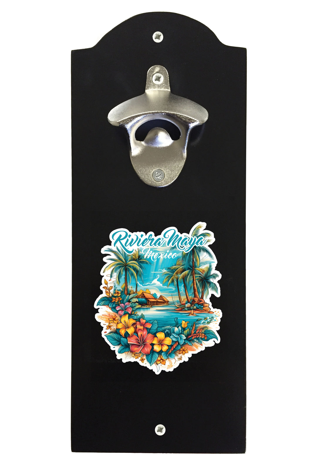 Riviera Maya Mexico Design A Souvenir  Wall mounted bottle opener