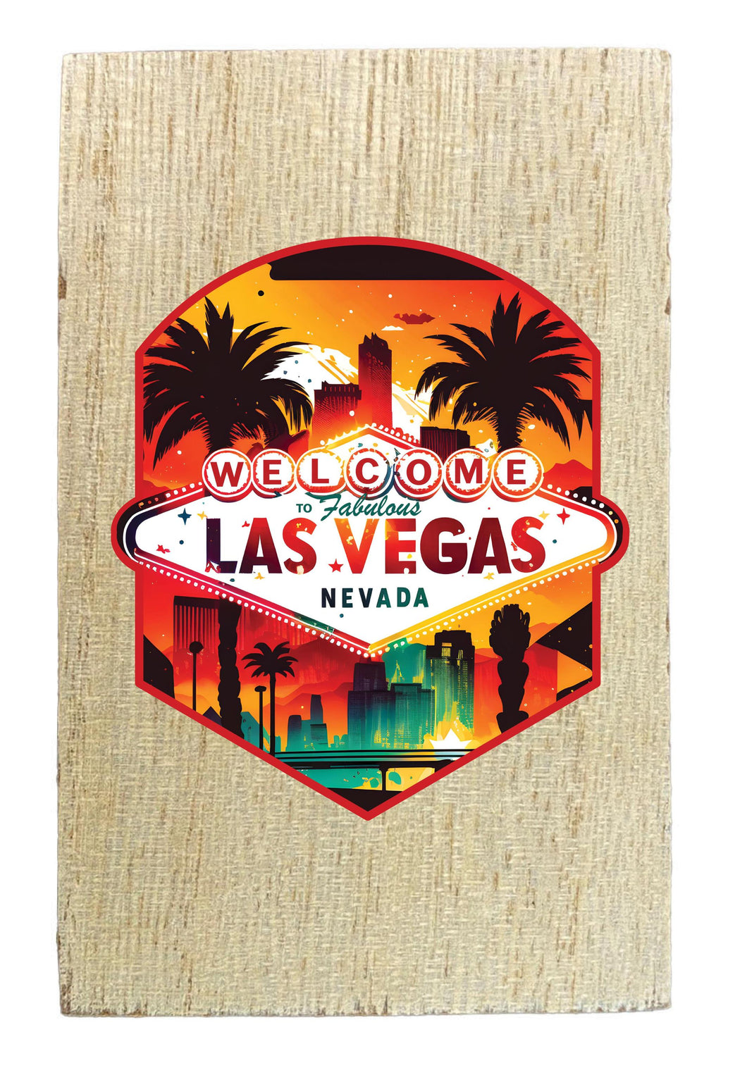 Las Vegas Nevada Design A Souvenir Wooden 2