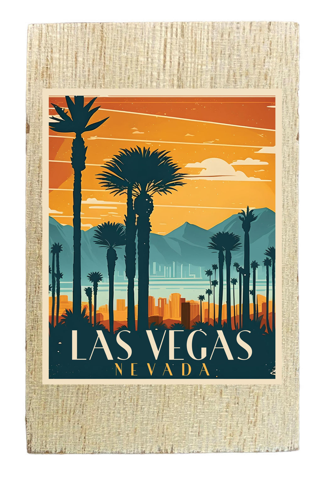 Las Vegas Nevada Design D Souvenir Wooden 2