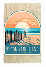 Load image into Gallery viewer, Hilton Head Island Design C Souvenir Wooden 2&quot; x 3&quot; Fridge Magnet
