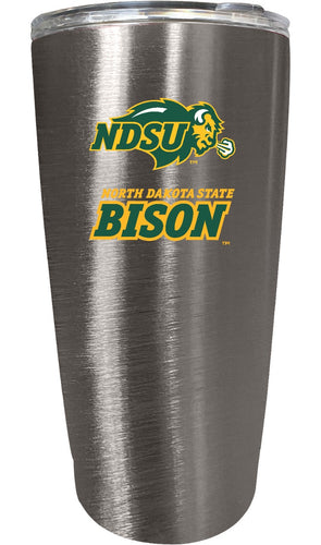 North Dakota State Bison NCAA Insulated Tumbler - 16oz Stainless Steel Travel Mug 