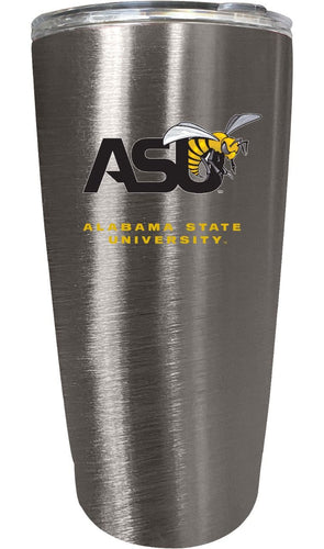 Alabama State University NCAA Insulated Tumbler - 16oz Stainless Steel Travel Mug 