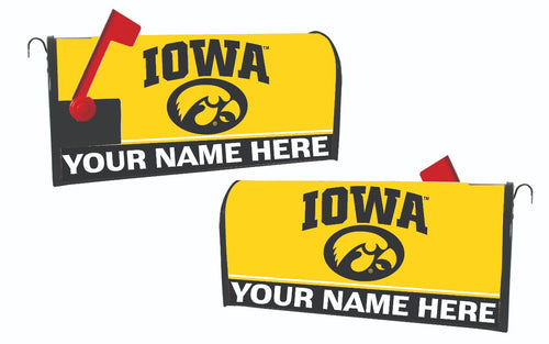 Iowa Hawkeyes NCAA Officially Licensed Mailbox Cover Customizable With Your Name