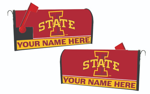 Iowa State Cyclones NCAA Officially Licensed Mailbox Cover Customizable With Your Name