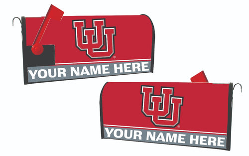 Utah Utes NCAA Officially Licensed Mailbox Cover Customizable With Your Name