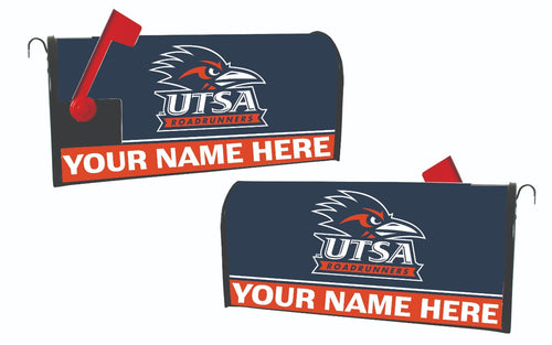 UTSA Road Runners NCAA Officially Licensed Mailbox Cover Customizable With Your Name