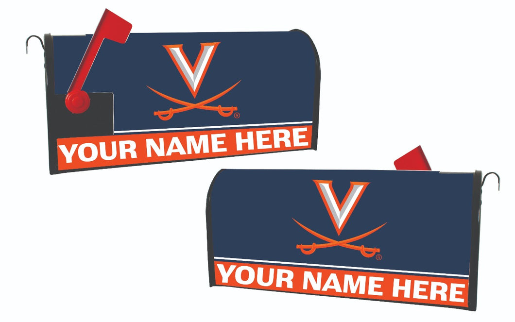 Virginia Cavaliers NCAA Officially Licensed Mailbox Cover Customizable With Your Name