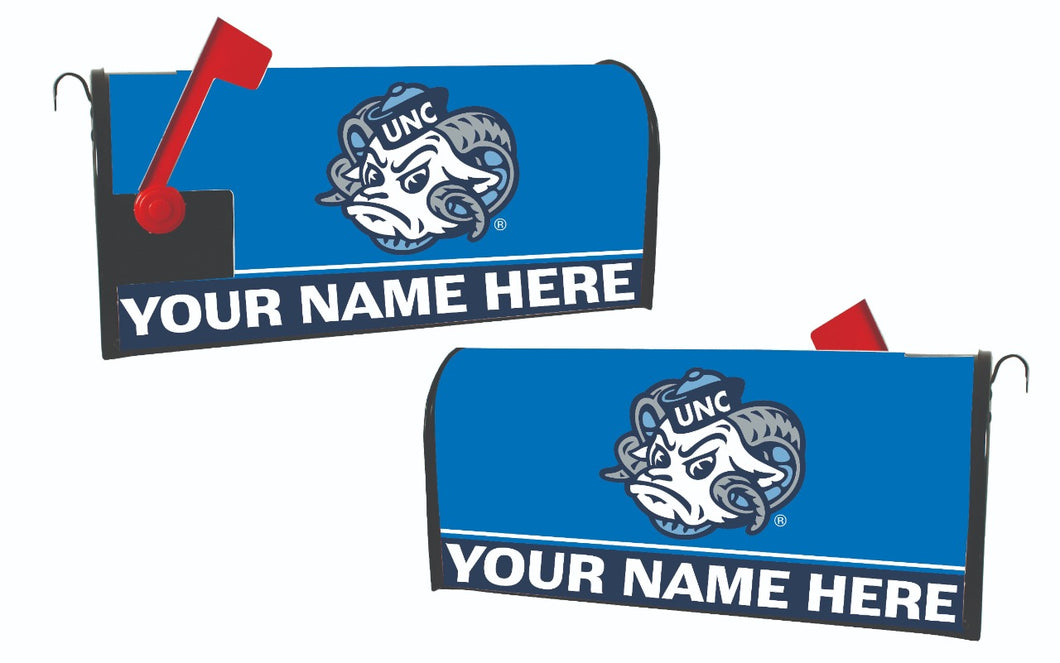 UNC Tar Heels NCAA Officially Licensed Mailbox Cover Customizable With Your Name