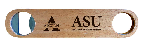 Alcorn State Braves NCAA Elegant Laser-Etched Wooden Bottle Opener - Collegiate Bar Accessory