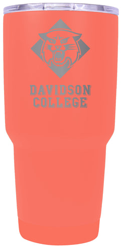 Davidson College Premium Laser Engraved Tumbler - 24oz Stainless Steel Insulated Mug Choose Your Color.