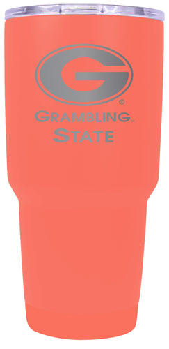 Grambling State Tigers Premium Laser Engraved Tumbler - 24oz Stainless Steel Insulated Mug Choose Your Color.