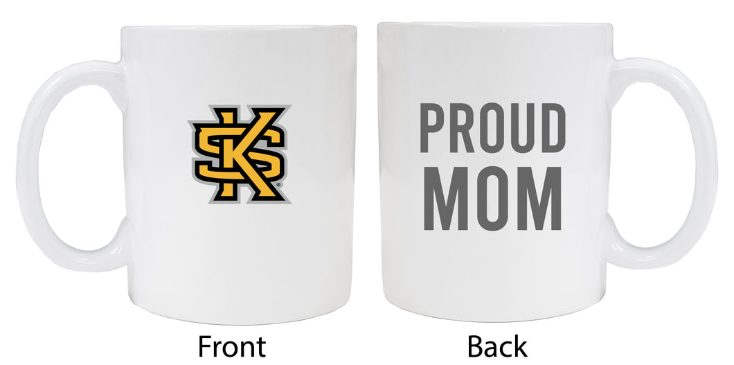 Kennesaw State University Proud Mom Ceramic Coffee Mug - White (2 Pack)