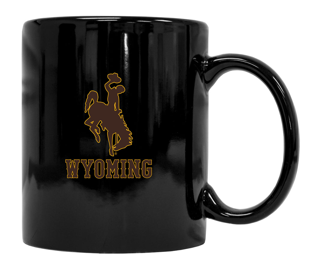 University of Wyoming Black Ceramic NCAA Fan Mug (Black)