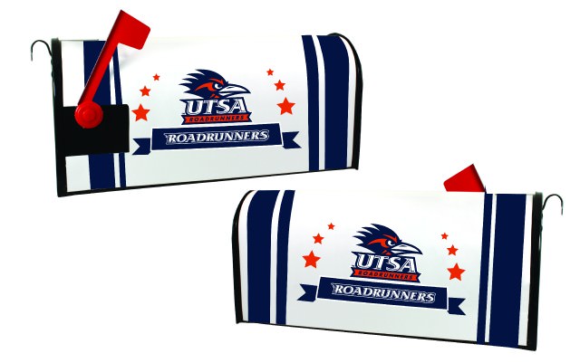 UTSA Road Runners NCAA Officially Licensed Mailbox Cover Logo and Stripe Design