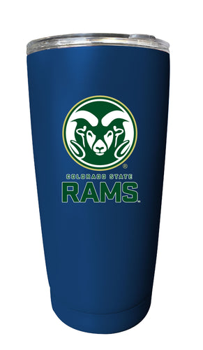 Colorado State Rams NCAA Insulated Tumbler - 16oz Stainless Steel Travel Mug Choose Your Color