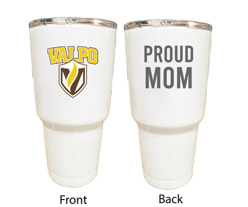 Valparaiso University Proud Mom 24 oz Insulated Stainless Steel Tumbler - Black