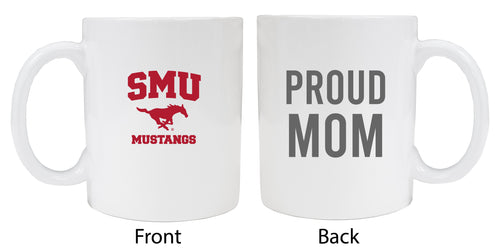 Southern Methodist University Proud Mom Ceramic Coffee Mug - White