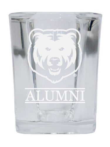 NCAA Northern Colorado Bears Alumni 2oz Laser Etched Square Shot Glass 