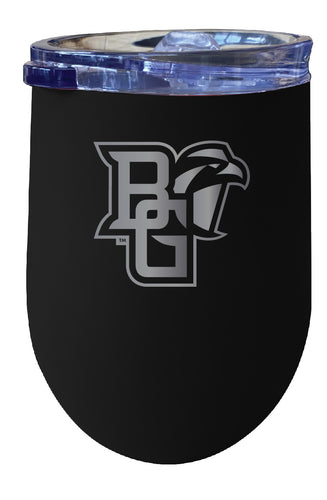 Bowling Green Falcons NCAA Laser-Etched Wine Tumbler - 12oz  Stainless Steel Insulated Cup