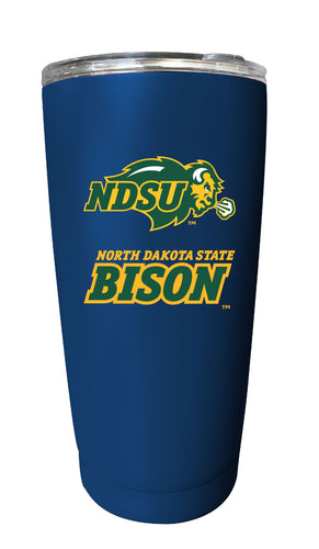 North Dakota State Bison NCAA Insulated Tumbler - 16oz Stainless Steel Travel Mug Choose Your Color