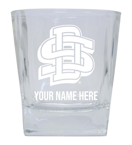 South Dakota State Jackrabbits NCAA Spirit Elegance - 5 ozPersonalized With Custom Name Etched Shooter Glass Tumbler