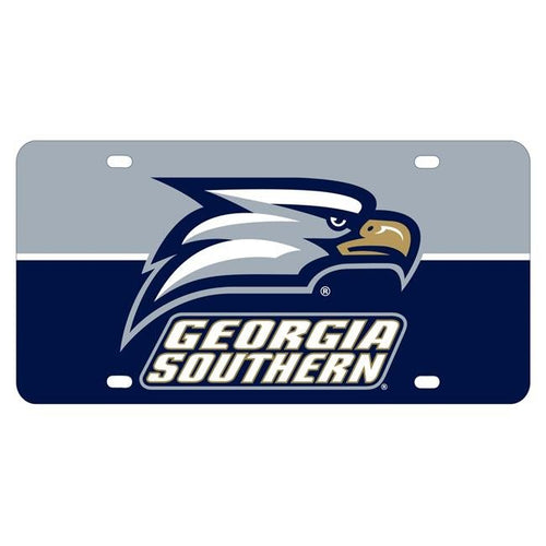 NCAA Georgia Southern Eagles Metal License Plate - Lightweight, Sturdy & Versatile