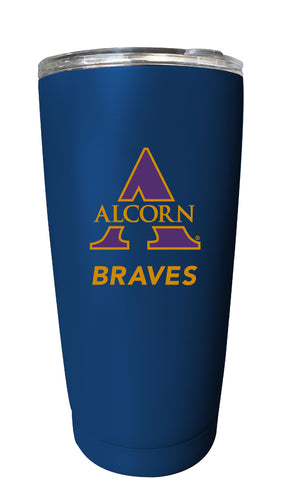 Alcorn State Braves NCAA Insulated Tumbler - 16oz Stainless Steel Travel Mug Choose Your Color