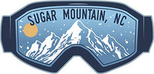 Load image into Gallery viewer, Sugar Mountain North Carolina Ski Adventures Souvenir 4 Inch Vinyl Decal Sticker
