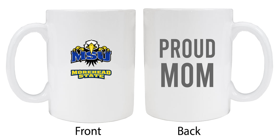 Morehead State University Proud Mom Ceramic Coffee Mug - White (2 Pack)