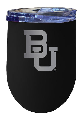 Baylor Bears NCAA Laser-Etched Wine Tumbler - 12oz  Stainless Steel Insulated Cup