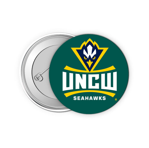 North Carolina Wilmington Seahawks 2-Inch Button Pins (4-Pack) | Show Your School Spirit