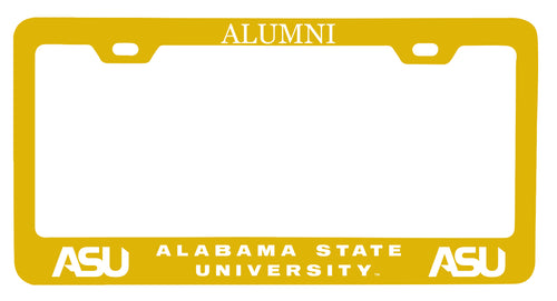 NCAA Alabama State University Alumni License Plate Frame - Colorful Heavy Gauge Metal, Officially Licensed