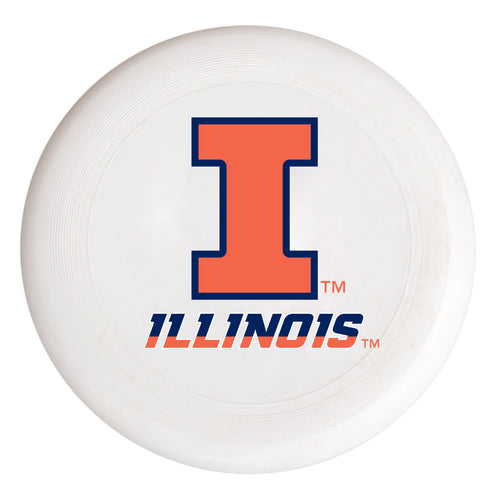 Illinois Fighting Illini NCAA Licensed Flying Disc - Premium PVC, 10.75” Diameter, Perfect for Fans & Players of All Levels