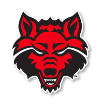 Load image into Gallery viewer, Arkansas State 2-Inch Mascot Logo NCAA Vinyl Decal Sticker for Fans, Students, and Alumni
