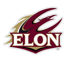 Load image into Gallery viewer, Elon University 2-Inch Mascot Logo NCAA Vinyl Decal Sticker for Fans, Students, and Alumni
