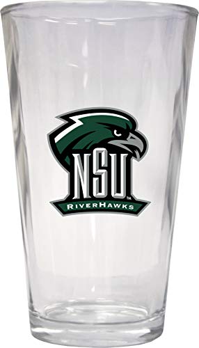 NCAA Northeastern State University Riverhawks Officially Licensed Logo Pint Glass – Classic Collegiate Beer Glassware