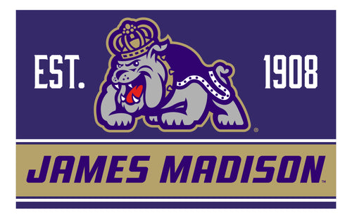 James Madison Dukes Wood Sign with Frame