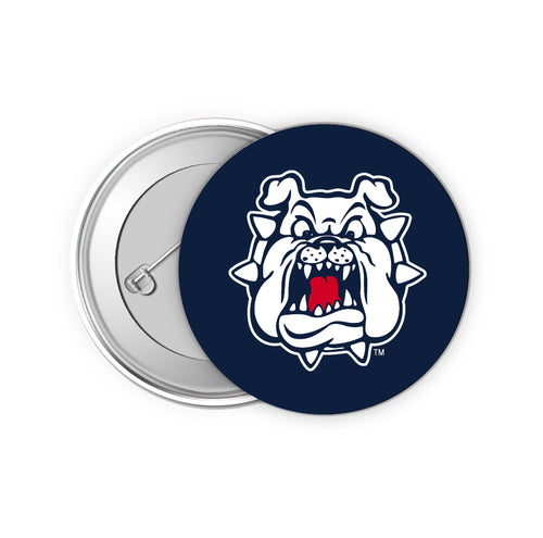 Fresno State Bulldogs 2-Inch Button Pins (4-Pack) | Show Your School Spirit