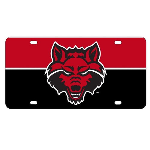 NCAA Arkansas State Metal License Plate - Lightweight, Sturdy & Versatile