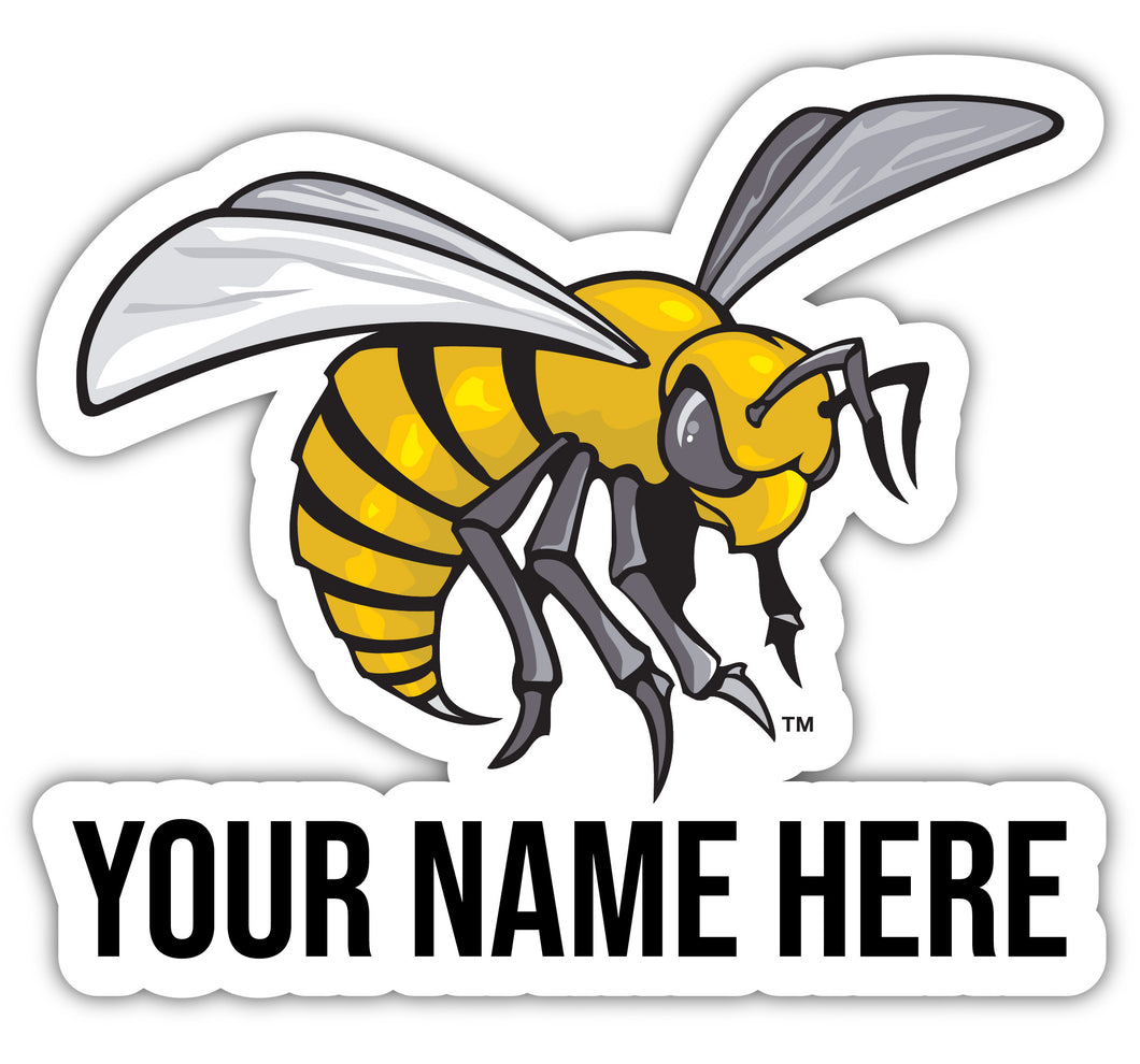 Alabama State University 9x14-Inch Mascot Logo NCAA Custom Name Vinyl Sticker - Personalize with Name