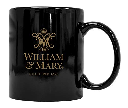 William and Mary Black Ceramic Coffee NCAA Fan Mug (Black)