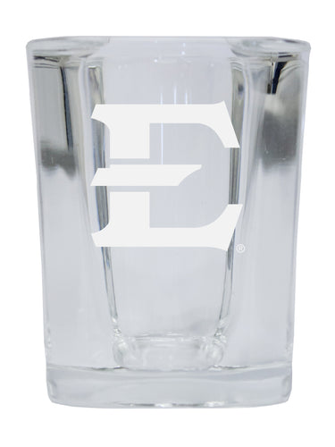 East Tennessee State University NCAA Collector's Edition 2oz Square Shot Glass - Laser Etched Logo 