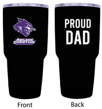 Load image into Gallery viewer, Abilene Christian University Proud Parent 24 oz Insulated Tumblers Set - Black, Mom &amp; Dad Edition
