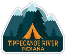 Load image into Gallery viewer, Tippecanoe River Indiana Souvenir Decorative Stickers (Choose theme and size)
