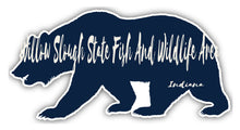 Load image into Gallery viewer, Willow Slough State Fish and Wildlife Area Indiana Souvenir Decorative Stickers (Choose theme and size)
